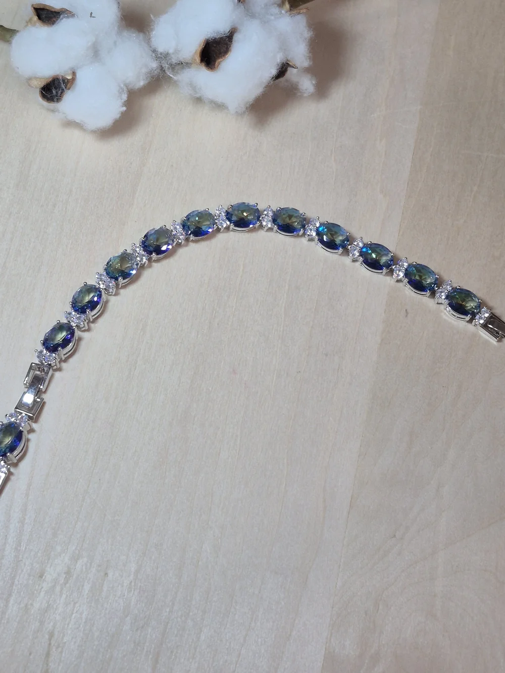 💙💚NEW💙💚 STUNNING!! AAA CZ Mystic Blue Bracelet